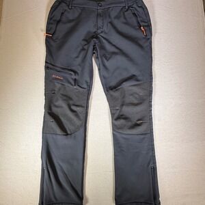 Fleece Lined Warm Work Pants Womens 18 Tall Postropaky EX-Stretch Ski Snowboard